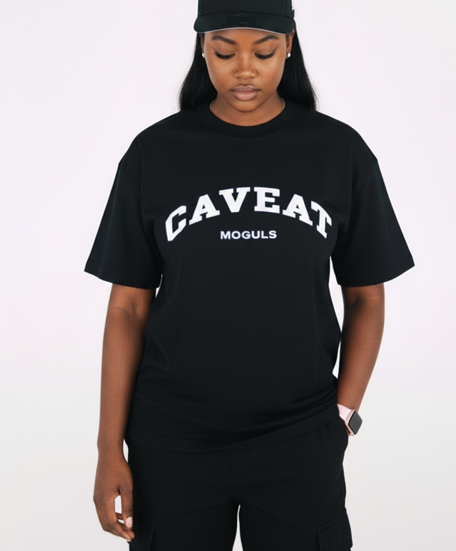 Woman wearing denim shorts